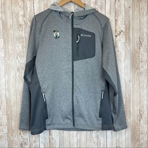 Columbia NBA Boston Celtics Long Sleeve Jacket Size Small Men - Picture 1 of 11